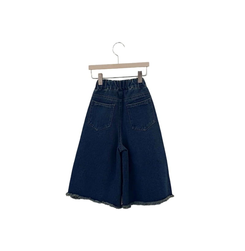 Little Rabbit - Korean Children Fashion - #littlefashionista - Skirt Denim Pants - 7