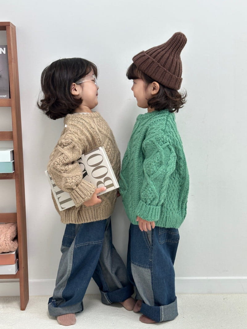Little Rabbit - Korean Children Fashion - #littlefashionista - Twist Knit Tee - 2