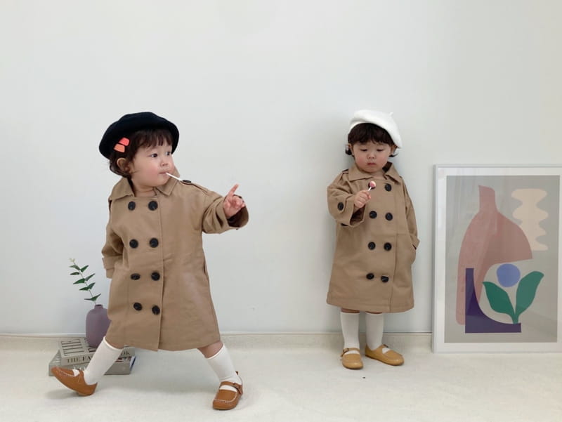 Little Rabbit - Korean Children Fashion - #littlefashionista - Trench coat - 2