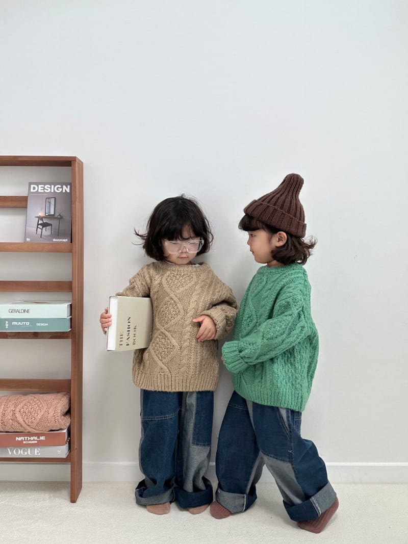 Little Rabbit - Korean Children Fashion - #magicofchildhood - Twist Knit Tee - 3