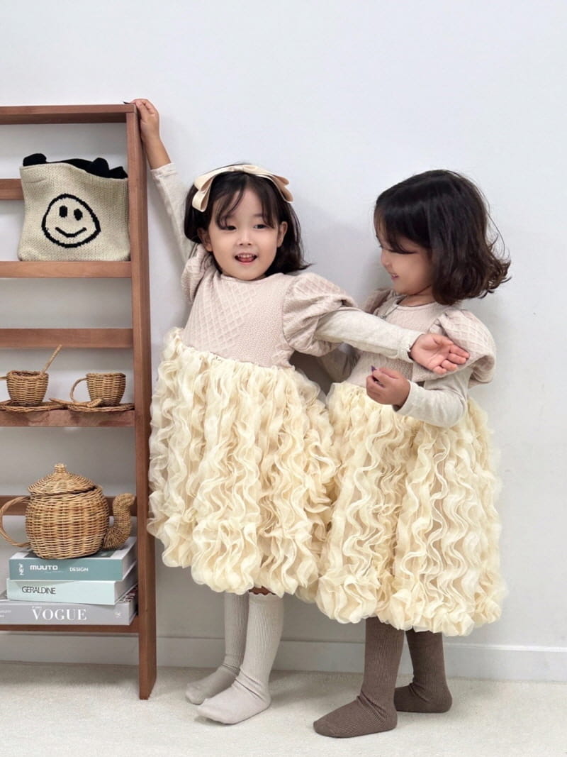 Little Rabbit - Korean Children Fashion - #magicofchildhood - Vanilla One-piece - 3
