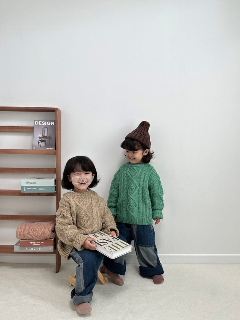 Little Rabbit - Korean Children Fashion - #magicofchildhood - Twist Knit Tee - 4