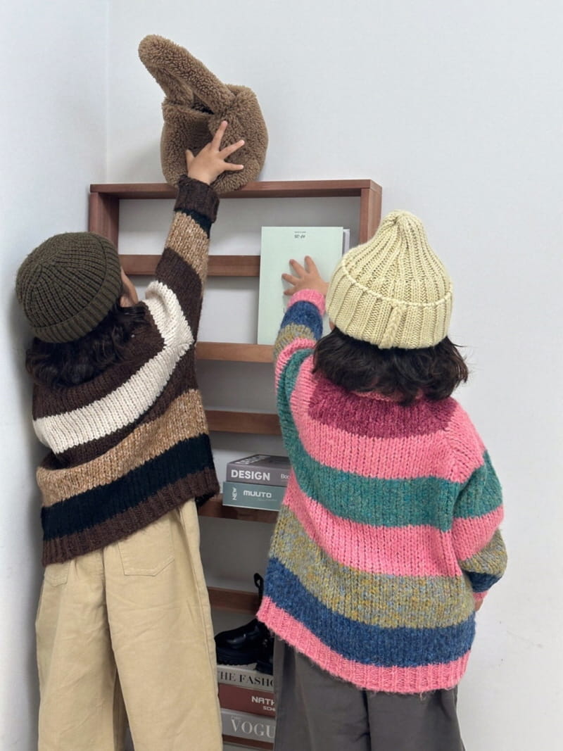 Little Rabbit - Korean Children Fashion - #minifashionista - Colorful Cardigan - 5
