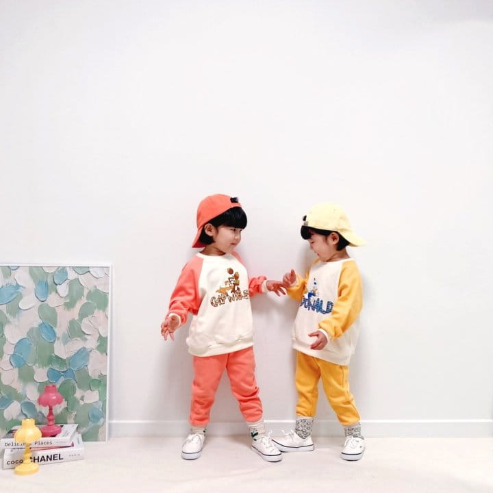 Little Rabbit - Korean Children Fashion - #minifashionista - Raglan Top Bottom Set - 6