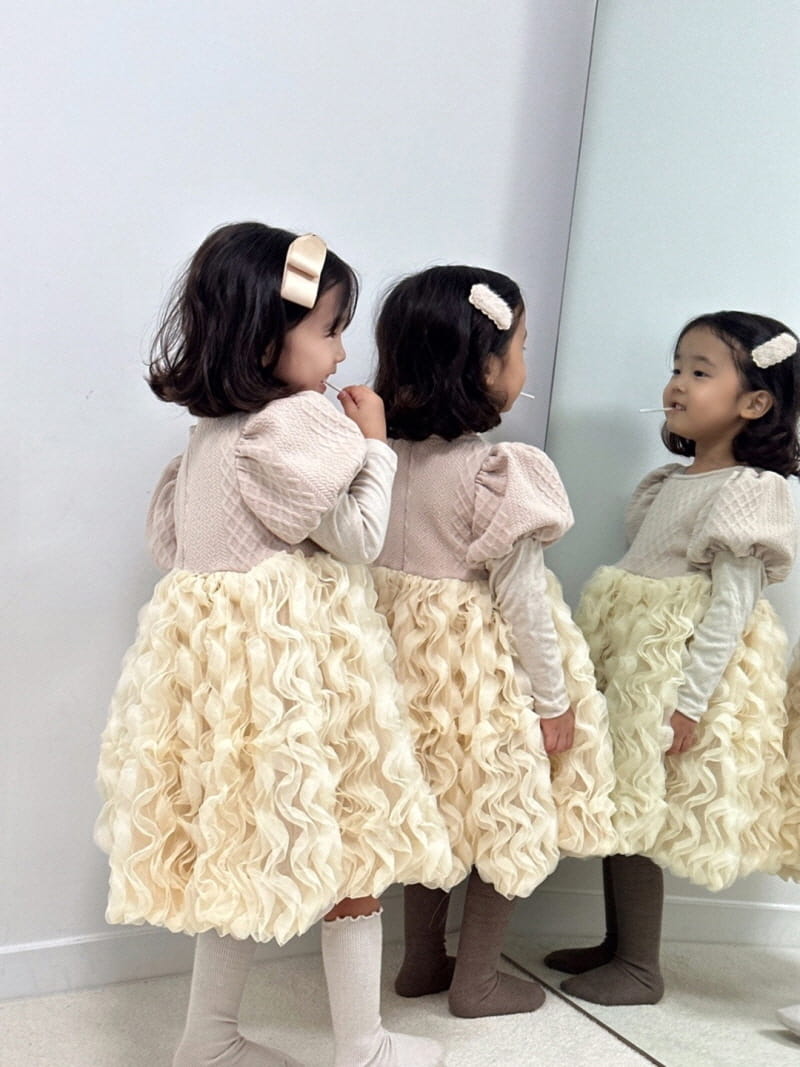 Little Rabbit - Korean Children Fashion - #magicofchildhood - Vanilla One-piece - 4