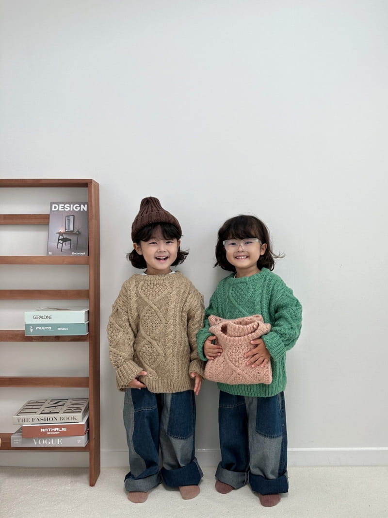Little Rabbit - Korean Children Fashion - #prettylittlegirls - Twist Knit Tee - 5