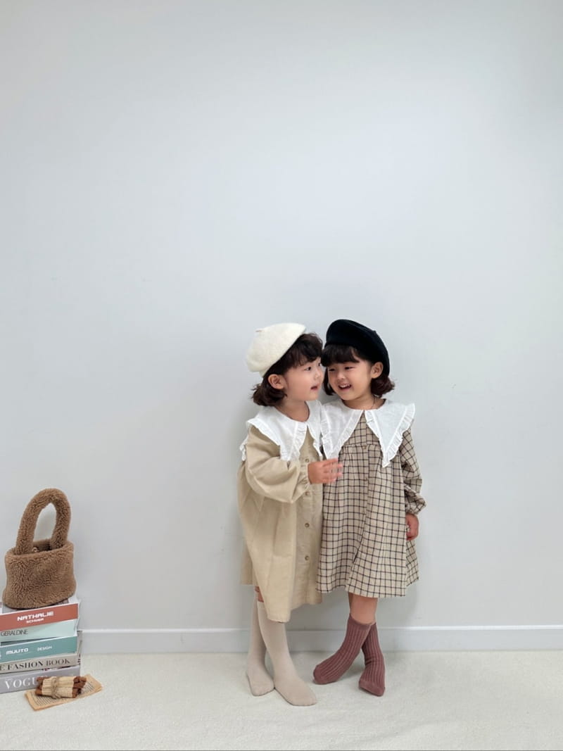 Little Rabbit - Korean Children Fashion - #prettylittlegirls - Big Collar One-piece - 5