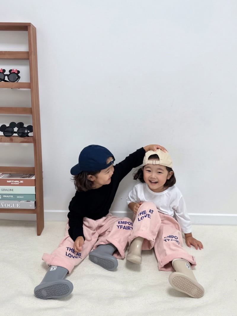 Little Rabbit - Korean Children Fashion - #prettylittlegirls - Lettering Pants - 2