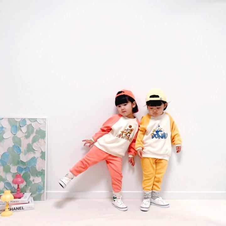 Little Rabbit - Korean Children Fashion - #prettylittlegirls - Raglan Top Bottom Set - 7