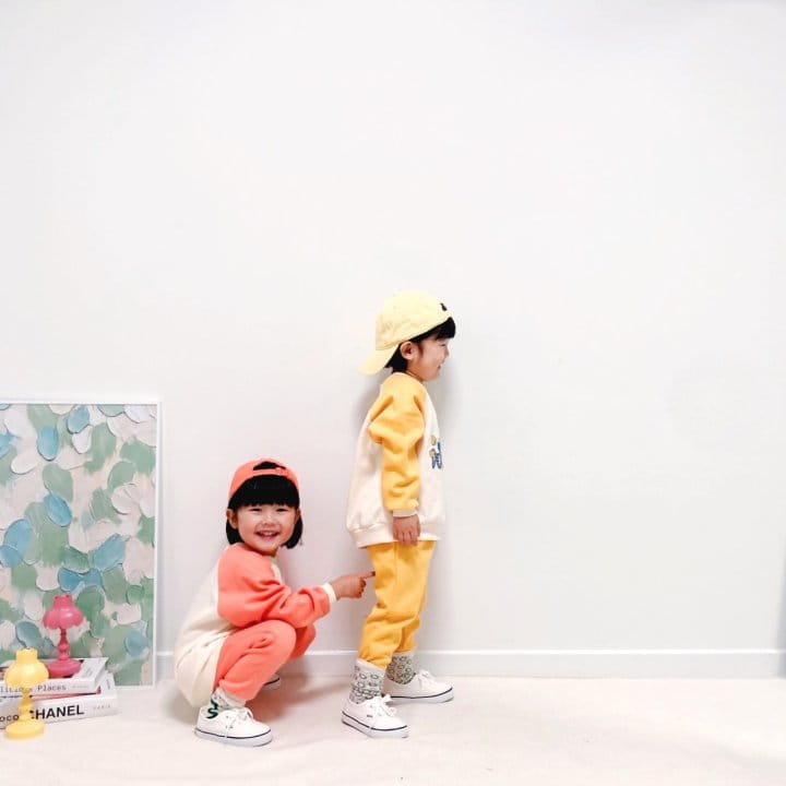 Little Rabbit - Korean Children Fashion - #todddlerfashion - Raglan Top Bottom Set - 8