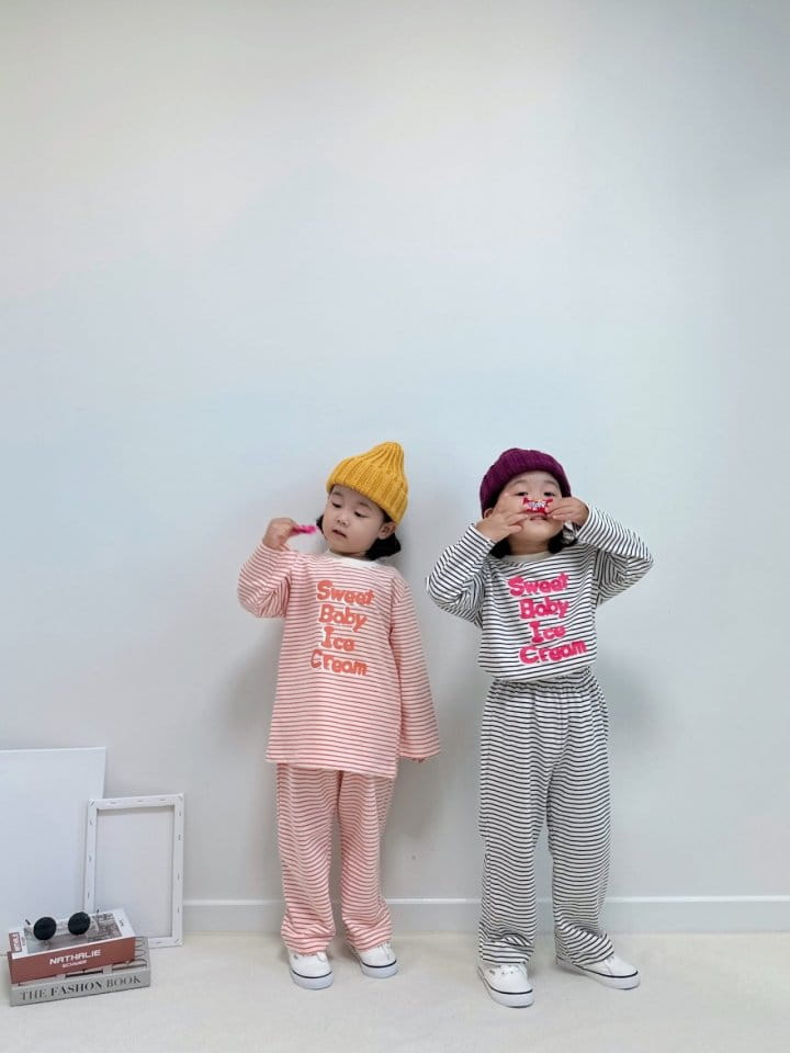 Little Rabbit - Korean Children Fashion - #toddlerclothing - Sweet Bebe Set - 3
