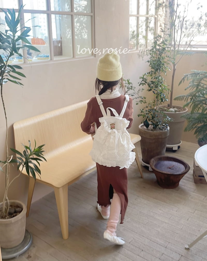 Love Rosie - Korean Children Fashion - #Kfashion4kids - Ppeppe Maxy Rib One-piece - 2
