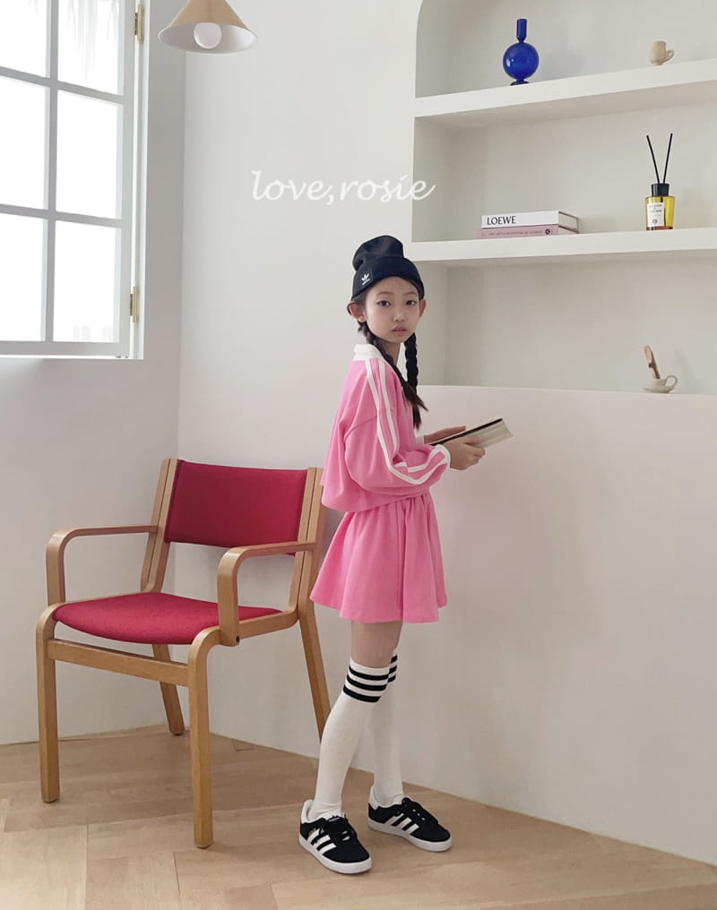 Love Rosie - Korean Children Fashion - #childofig - Collar Hip Star Skirt Set - 7