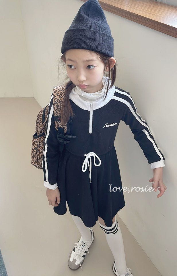 Love Rosie - Korean Children Fashion - #childofig - Terry Half Zip Up One-piece