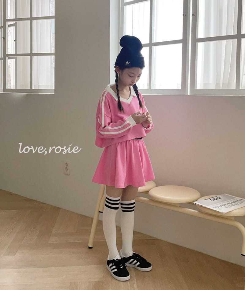 Love Rosie - Korean Children Fashion - #childrensboutique - Collar Hip Star Skirt Set - 8