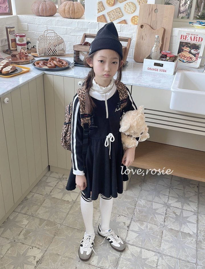 Love Rosie - Korean Children Fashion - #childrensboutique - Terry Half Zip Up One-piece - 3