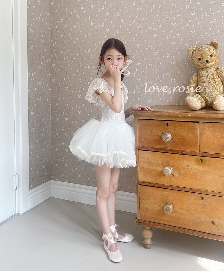 Love Rosie - Korean Children Fashion - #designkidswear - Swan Vintage Lace Bellet Wear - 5