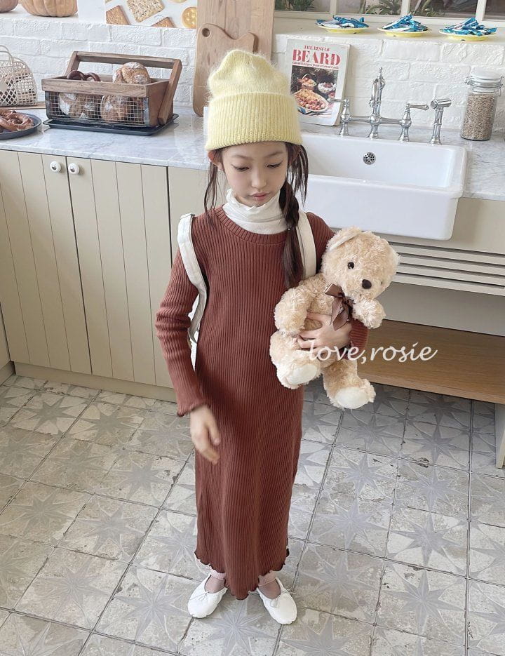 Love Rosie - Korean Children Fashion - #designkidswear - Ppeppero Maxy Rib One-piece - 3