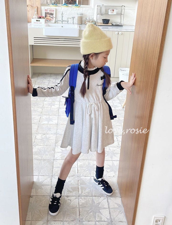Love Rosie - Korean Children Fashion - #fashionkids - Terry Half Zip Up One-piece - 6