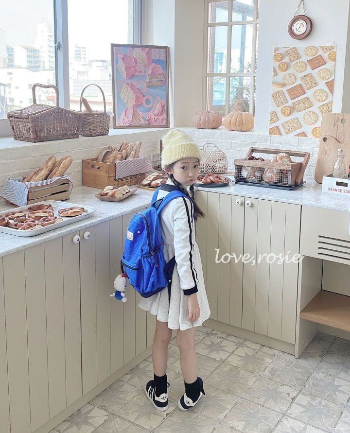 Love Rosie - Korean Children Fashion - #kidsstore - Terry Half Zip Up One-piece - 8