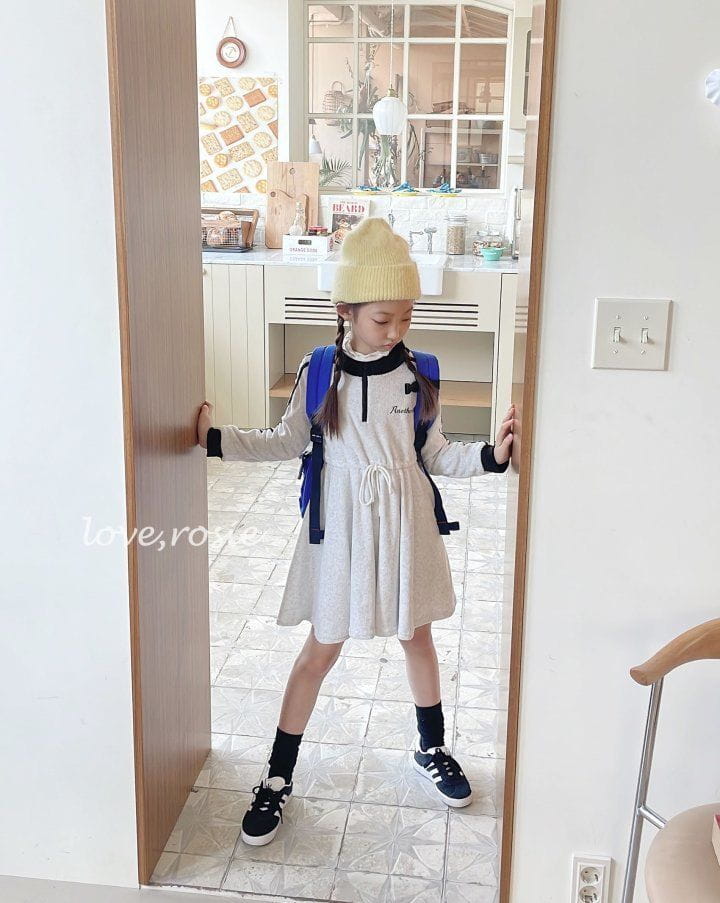 Love Rosie - Korean Children Fashion - #kidzfashiontrend - Terry Half Zip Up One-piece - 9