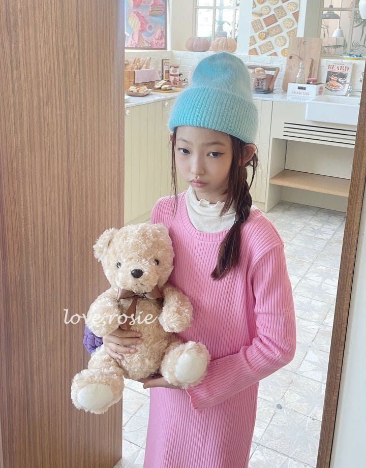 Love Rosie - Korean Children Fashion - #kidzfashiontrend - Ppeppero Maxy Rib One-piece - 8