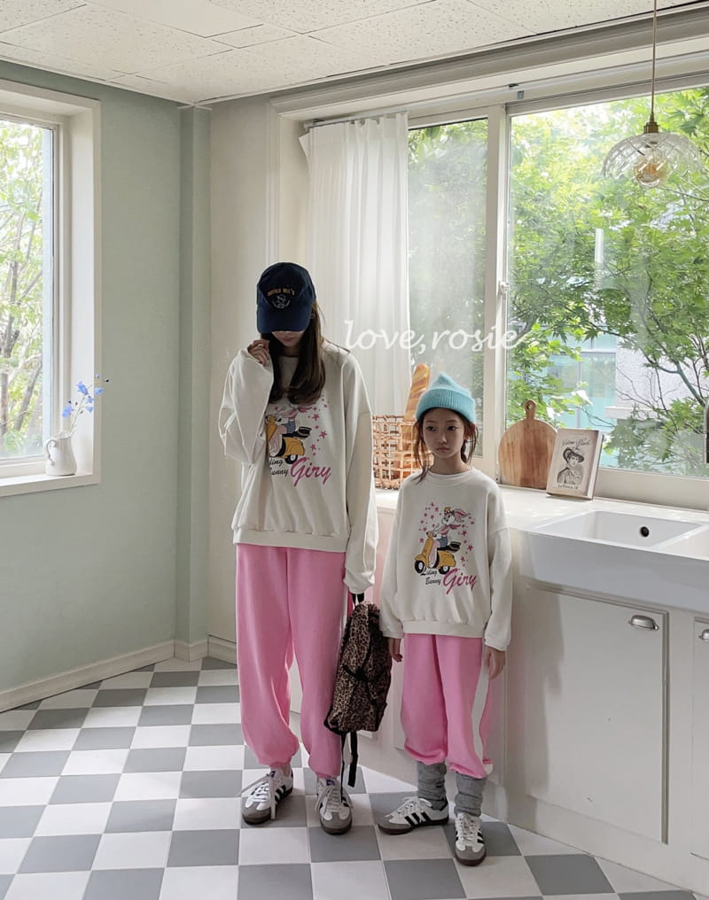 Love Rosie - Korean Children Fashion - #littlefashionista - Bunny Sweat Tee with Mom - 2