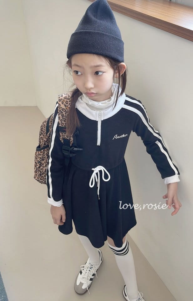 Love Rosie - Korean Children Fashion - #littlefashionista - Terry Half Zip-up One-piece