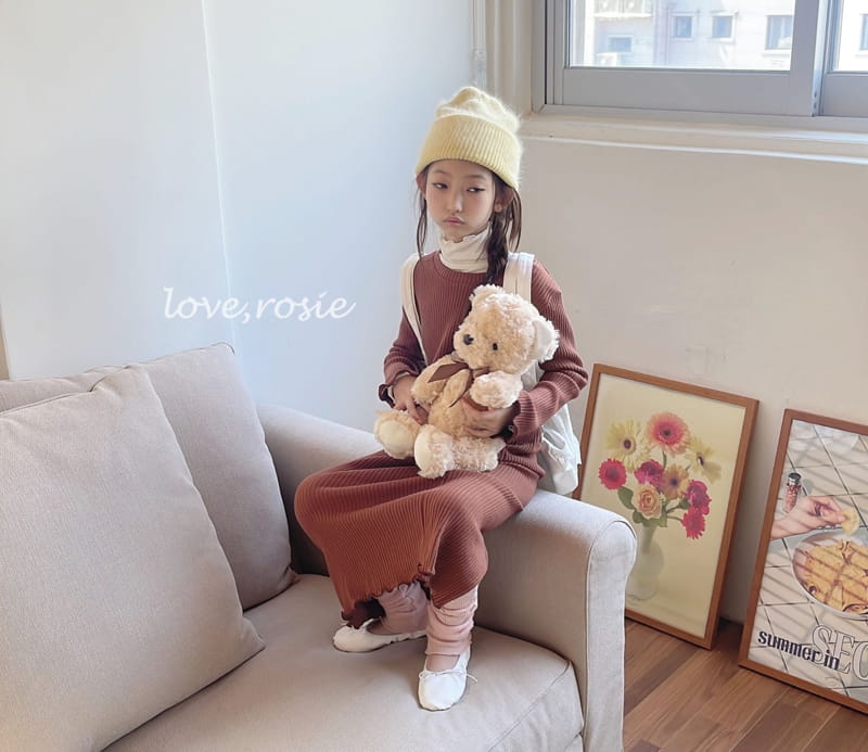 Love Rosie - Korean Children Fashion - #littlefashionista - Ppeppe Maxy Rib One-piece - 3