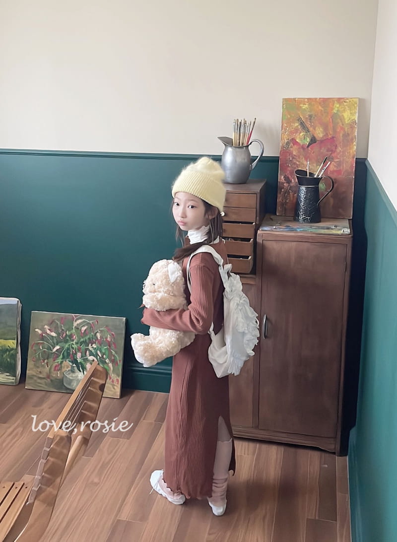 Love Rosie - Korean Children Fashion - #minifashionista - Ppeppe Maxy Rib One-piece - 5