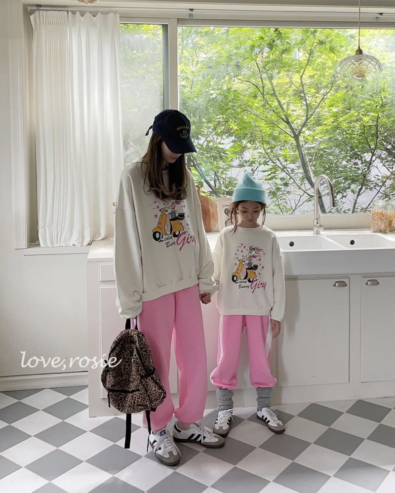 Love Rosie - Korean Children Fashion - #prettylittlegirls - Bunny Sweat Tee with Mom - 5