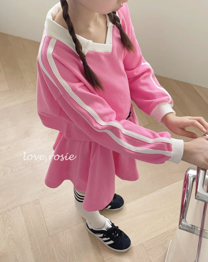Love Rosie - Korean Children Fashion - #prettylittlegirls - Collar Hip Star Skirt Set - 3