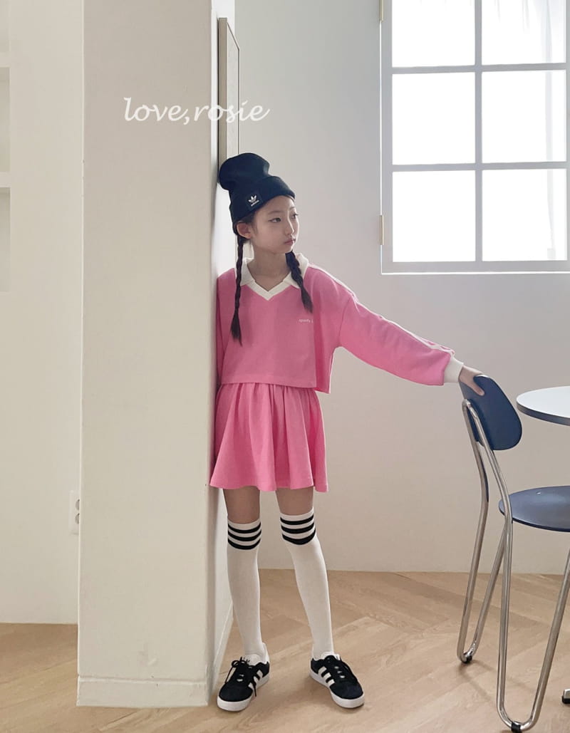 Love Rosie - Korean Children Fashion - #stylishchildhood - Collar Hip Star Skirt Set - 6