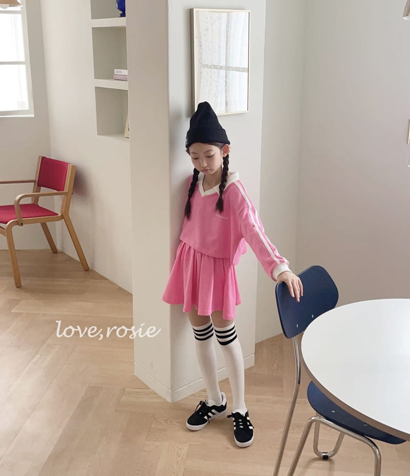 Love Rosie - Korean Children Fashion - #prettylittlegirls - Collar Hip Star Skirt Set - 4