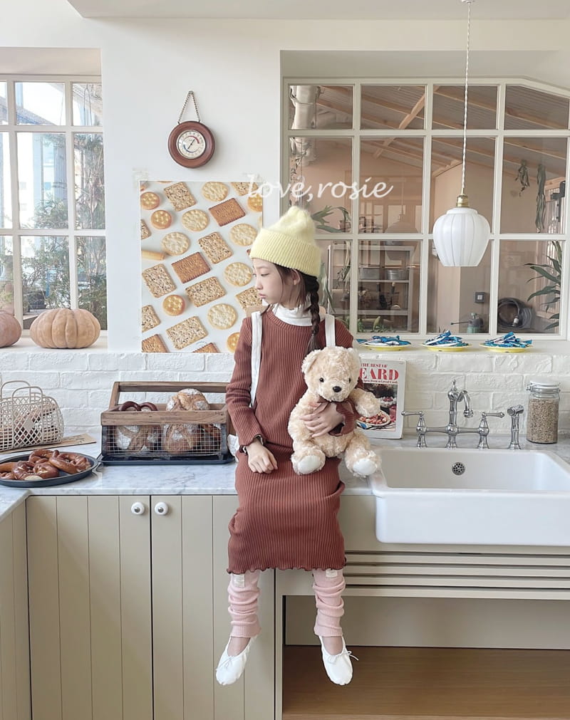 Love Rosie - Korean Children Fashion - #toddlerclothing - Ppeppe Maxy Rib One-piece - 8