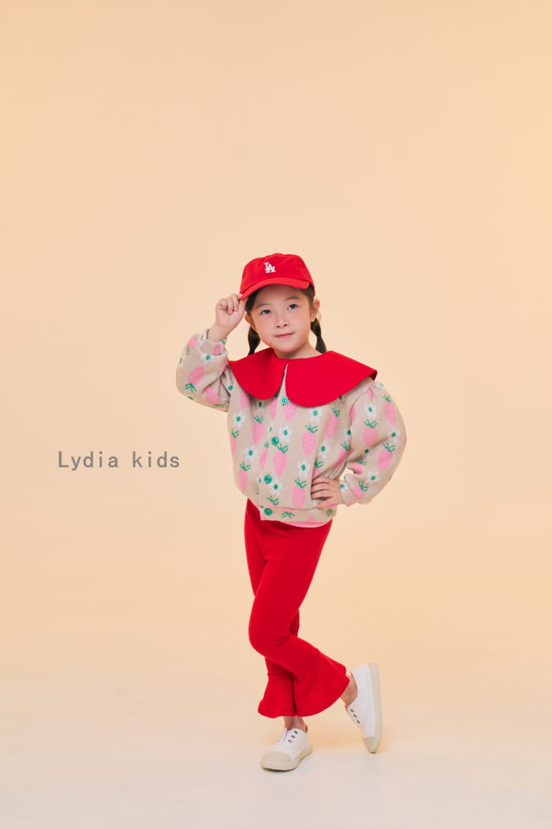 Lydia - Korean Children Fashion - #littlefashionista - Strawberry Cardigan - 8