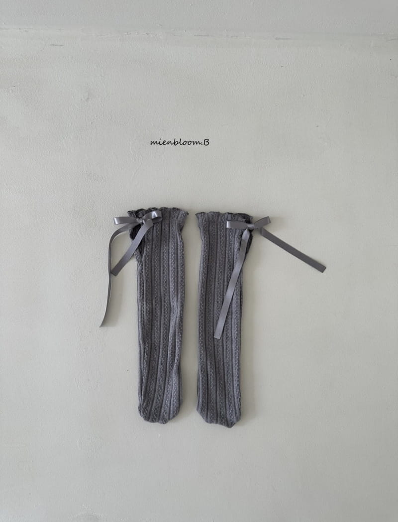 Mienbloom B - Korean Baby Fashion - #babylifestyle - Knit Ribbon Socks - 10