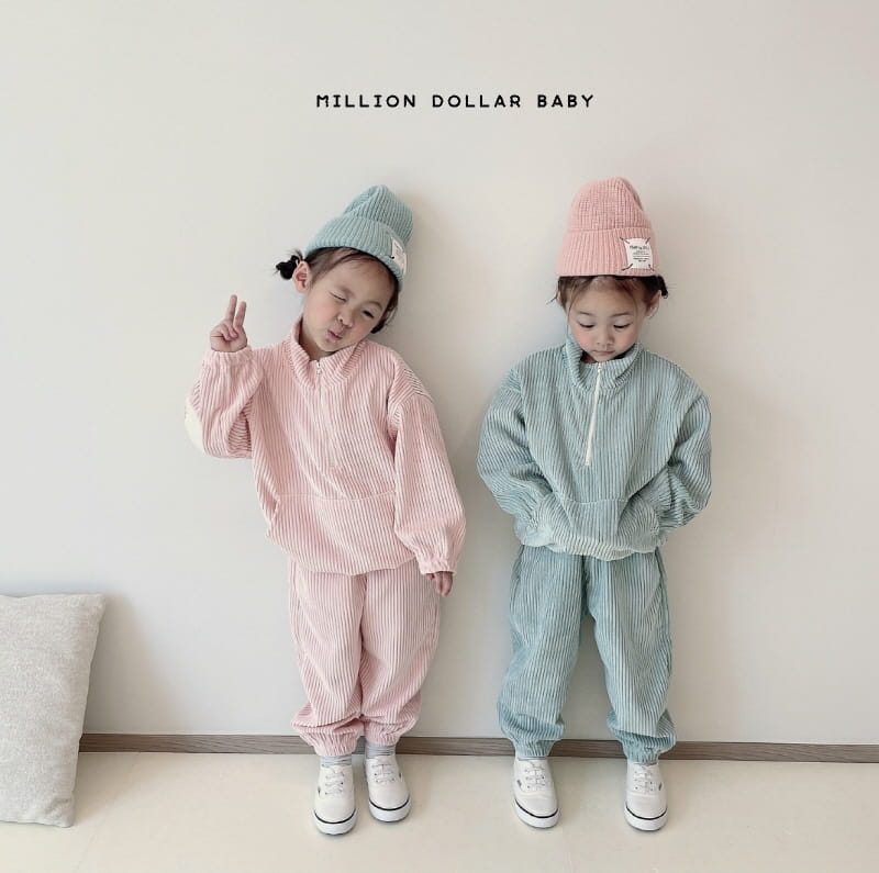 Million Dollar Baby - Korean Children Fashion - #stylishchildhood - Anorak Bbang Dduck Set - 2