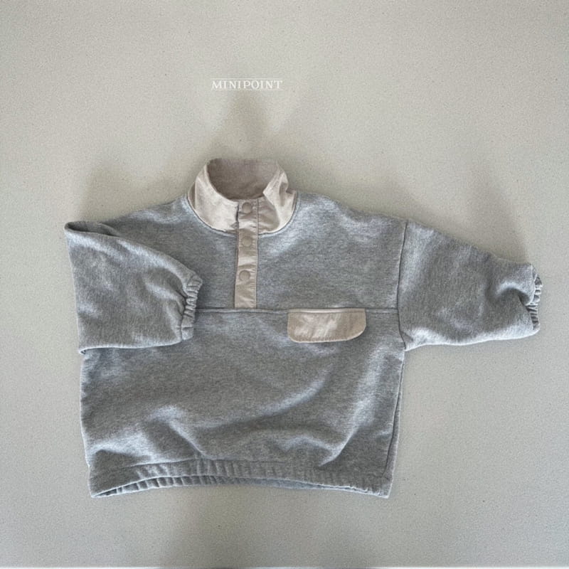 Minipoint - Korean Children Fashion - #kidsshorts - Slit Sweatshirt - 2