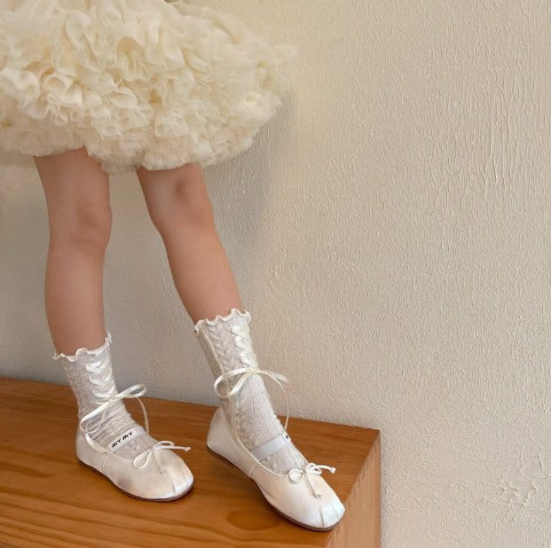 Miso - Korean Children Fashion - #kidsshorts - Ribbon Socks - 7