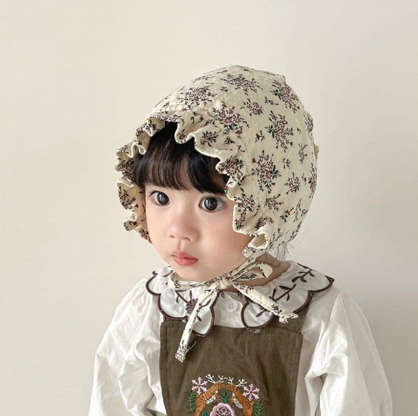 Miso - Korean Children Fashion - #toddlerclothing - Flower Frill Hat - 6