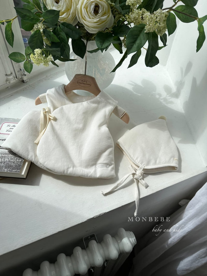 Monbebe - Korean Baby Fashion - #babyboutiqueclothing - Padding Bonnet - 3