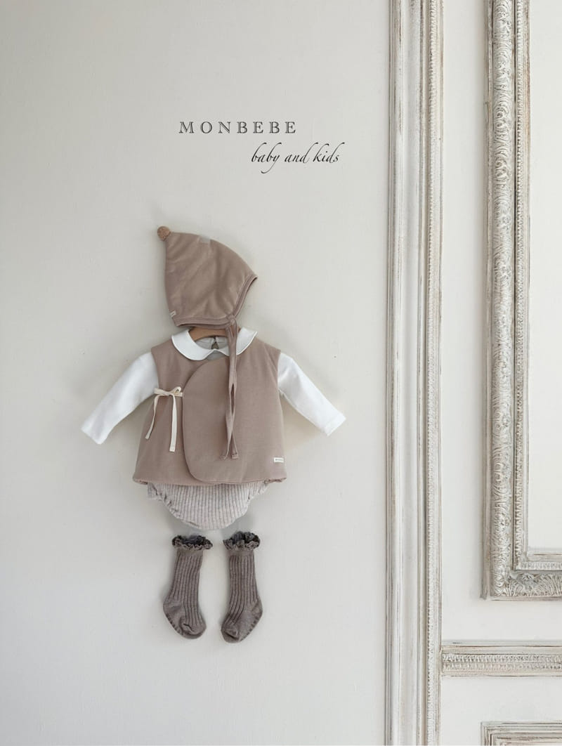 Monbebe - Korean Baby Fashion - #babyfever - Padding Bonnet - 6