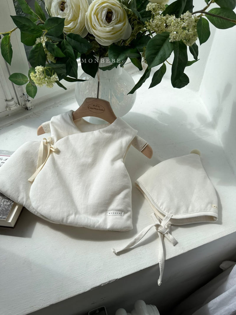 Monbebe - Korean Baby Fashion - #babygirlfashion - Padding Bonnet - 7