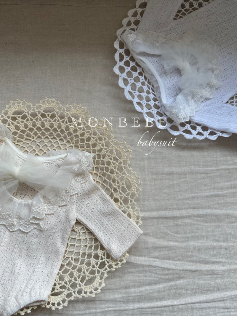 Monbebe - Korean Baby Fashion - #onlinebabyboutique - Knit Special Bodysuit - 3