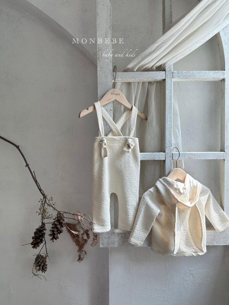 Monbebe - Korean Baby Fashion - #onlinebabyboutique - Mignon Dungarees Pants