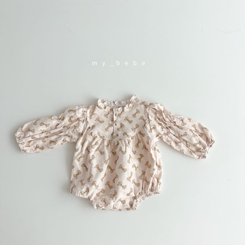 My Bebe - Korean Baby Fashion - #babyboutique - Petit Shirring Bodysuit - 11