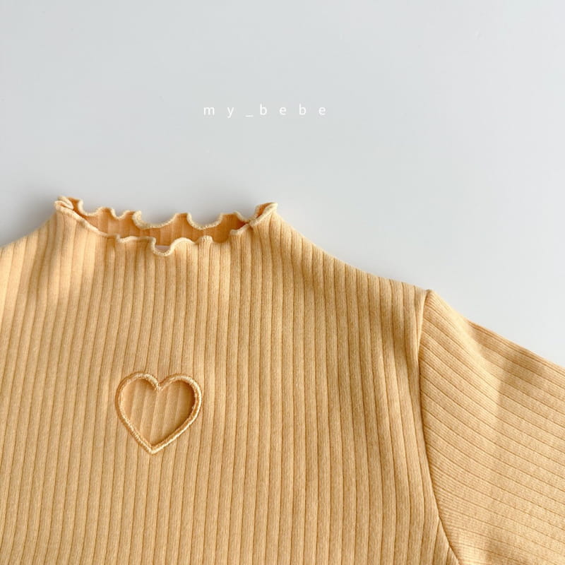 My Bebe - Korean Baby Fashion - #babyboutiqueclothing - Terry Heart Bodysuit - 11