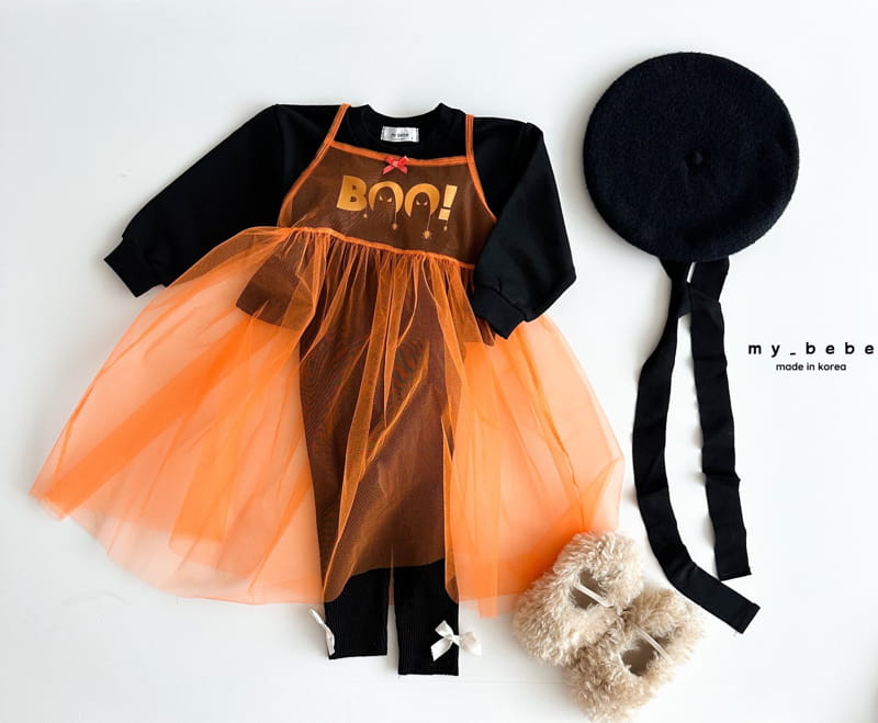 My Bebe - Korean Children Fashion - #childrensboutique - Boo Sweatshirt - 3