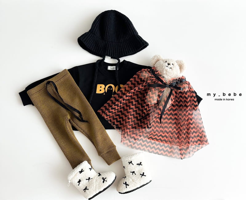 My Bebe - Korean Children Fashion - #discoveringself - Boo Sweatshirt - 5